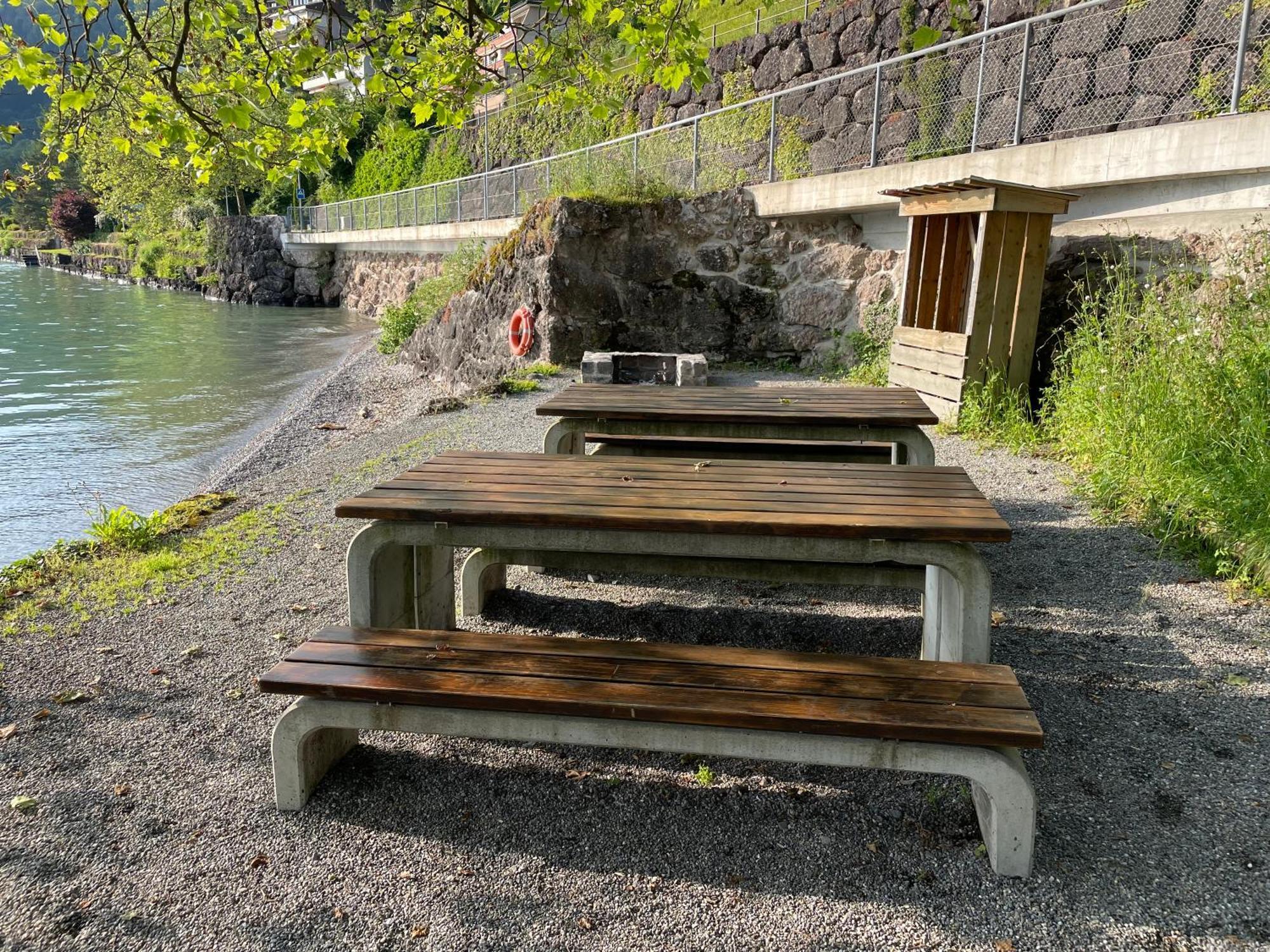 Villa Bootsmann Mit Spektakulaerer Seesicht Nahe Badestrand Vitznau Exterior foto